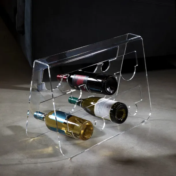 Contenitore portabottiglie in plexiglass Cantina di Vesta