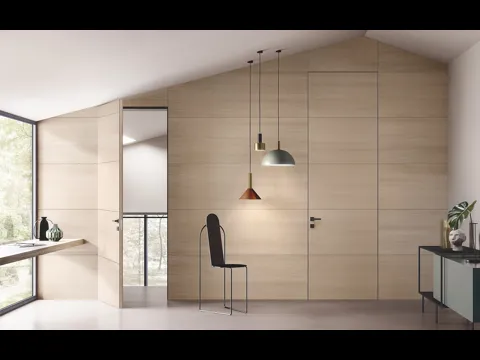 Boiserie Liscia con Fughe Rovere Ice di Garofoli