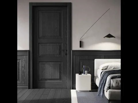 Boiserie Pantografata Rovere Nero di Garofoli