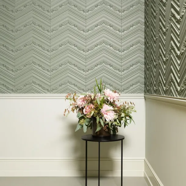 Boiserie Pannello Decorativo modello W130 Chevron di Orac Decor