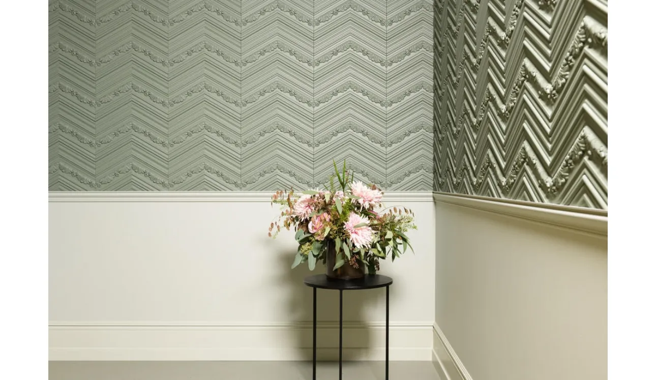 Boiserie Pannello Decorativo modello W130 Chevron di Orac Decor