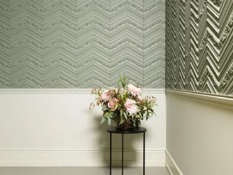 Boiserie Pannello Decorativo modello W130 Chevron di Orac Decor