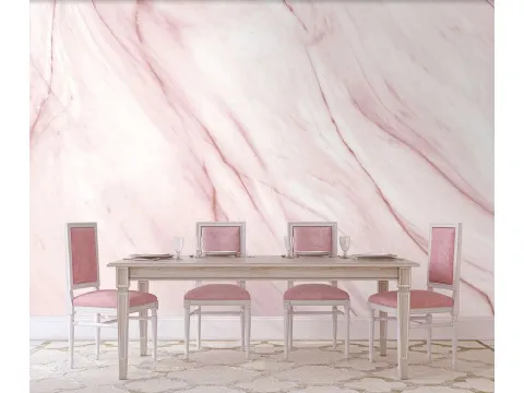 Carta da parati effetto marmo rosa Pink Marmor di Migliorino