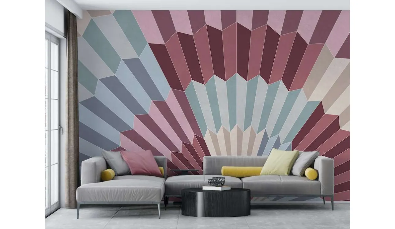 Carta da parati geometrica Pop di Migliorino