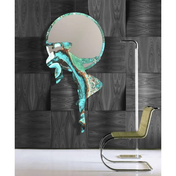 Specchio di design in metallo Acro 01 di Migliorino