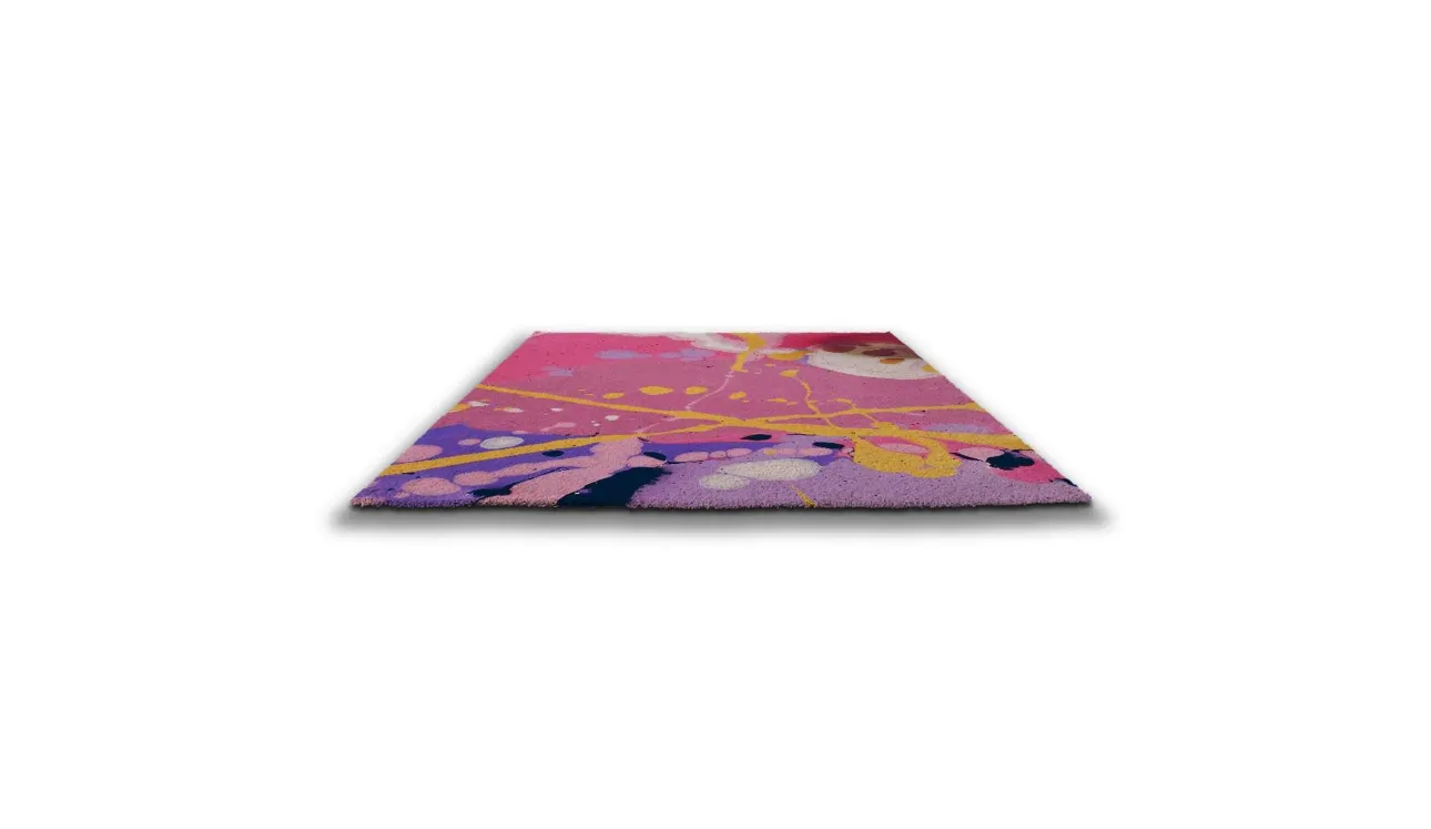 Tappeto astratto dai colori vivaci Carpet 04 di Migliorino