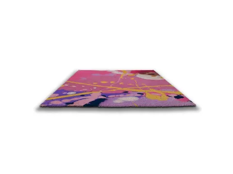 Tappeto astratto dai colori vivaci Carpet 04 di Migliorino