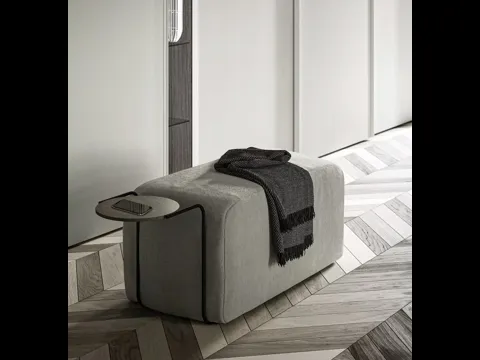 Pouf con tavolino Mondrian di SantaLucia