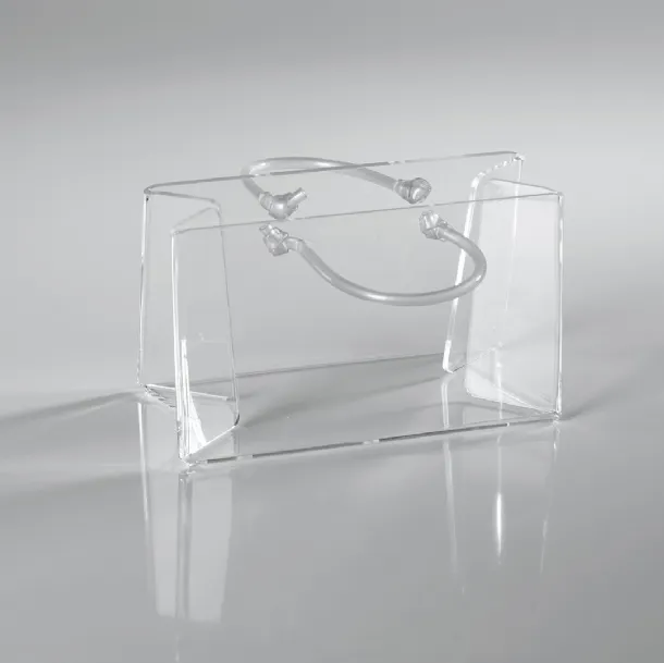 Contenitore per posta in cristallo acrilico Shopper di Vesta