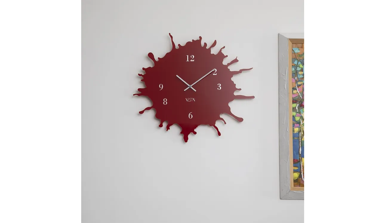 Orologio in metallo Skizzo Rosso di Vesta