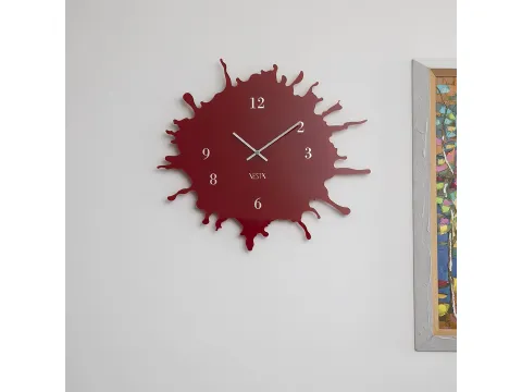 Orologio in metallo Skizzo Rosso di Vesta