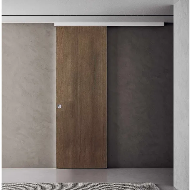 Porta per interni scorrevole esterno muro CL Rovere Olio Olivo di BiHome