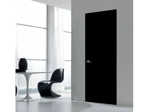 Porta a battente in laccato nero di Bihome