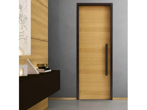 Porta per interni battente Doga Hori Mini Tall Rovere Olio Naturale di BiHome