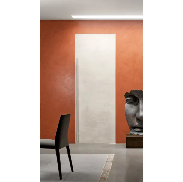 Porta per interni effetto cemento Filomuro Coverwall di BiHome