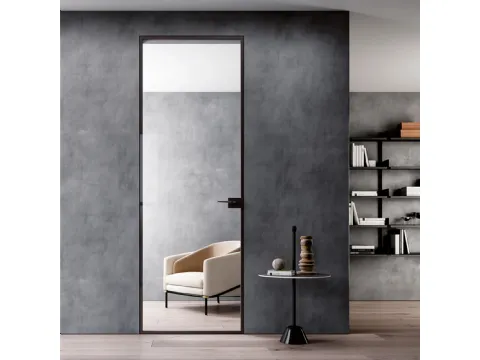 Porta Filomuro Crystal Brown in vetro di BiHome