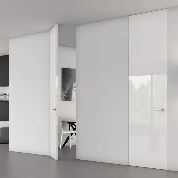 Porta Filomuro Laccato Lucido bianco di BiHome