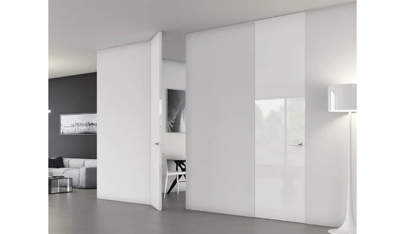 Porta Filomuro Laccato Lucido bianco di BiHome