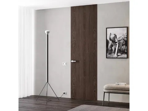 Porta per interni in laminato Filomuro Texture Materik Bruno di BiHome