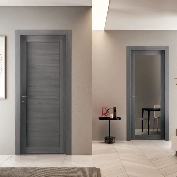 Porta con cornice Grafite 301P 301V di BiHome