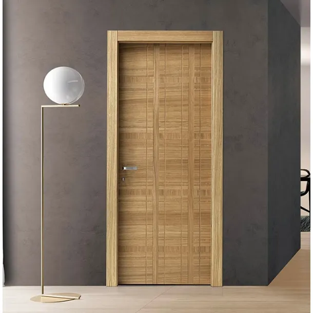 Porta per interni battente Intalya Bouclé Rovere Olio Naturale di BiHome