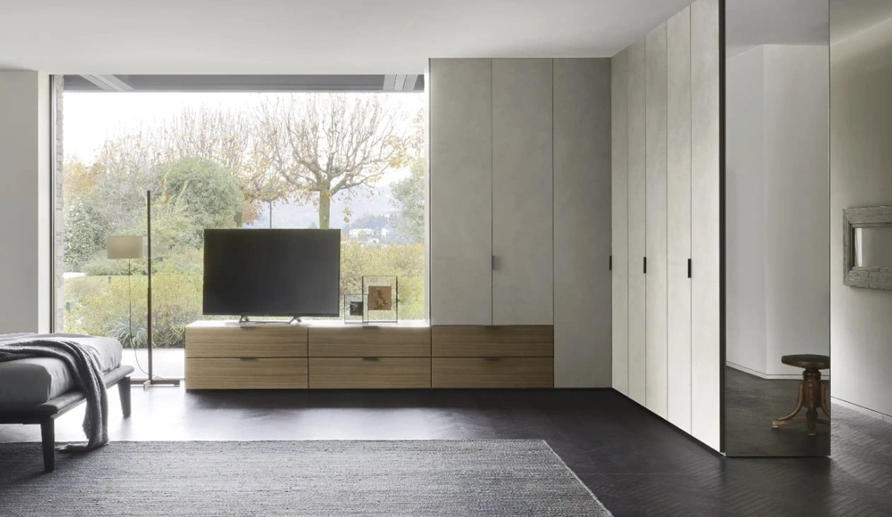 Armadio angolare Collage di Sangiacomo