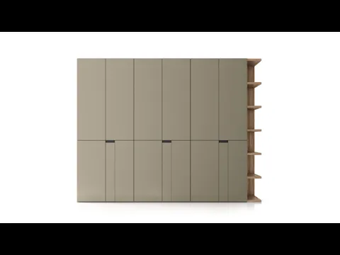 Armadio laccato opaco Master Battente 02 di SantaLucia