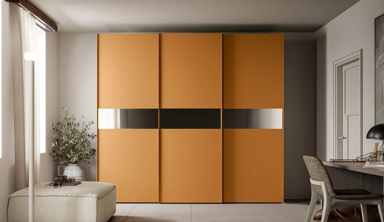 Armadio con ante scorrevoli Tris 01 di SantaLucia