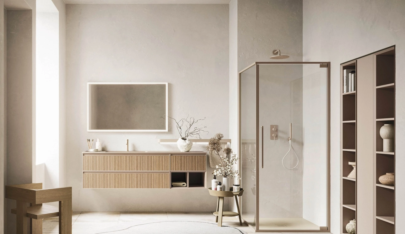 Mobile da Bagno sospeso Absolute 45 in Rovere di Arbi