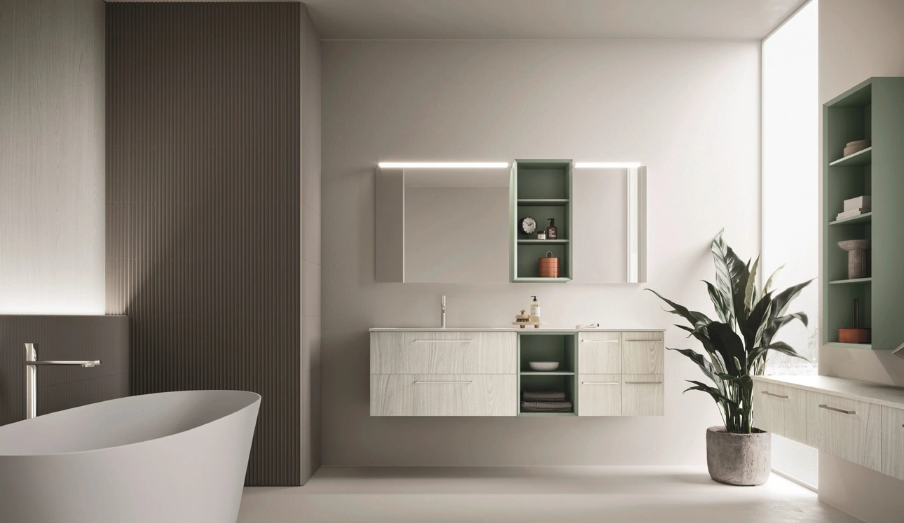 Mobile da Bagno sospeso Ho-me plus liscio 41 di Arbi