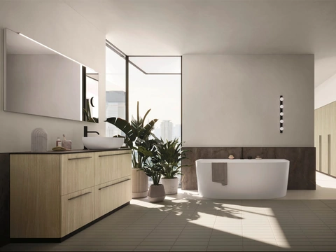 Mobile da Bagno a terra Ho-me plus liscio 43 di Arbi