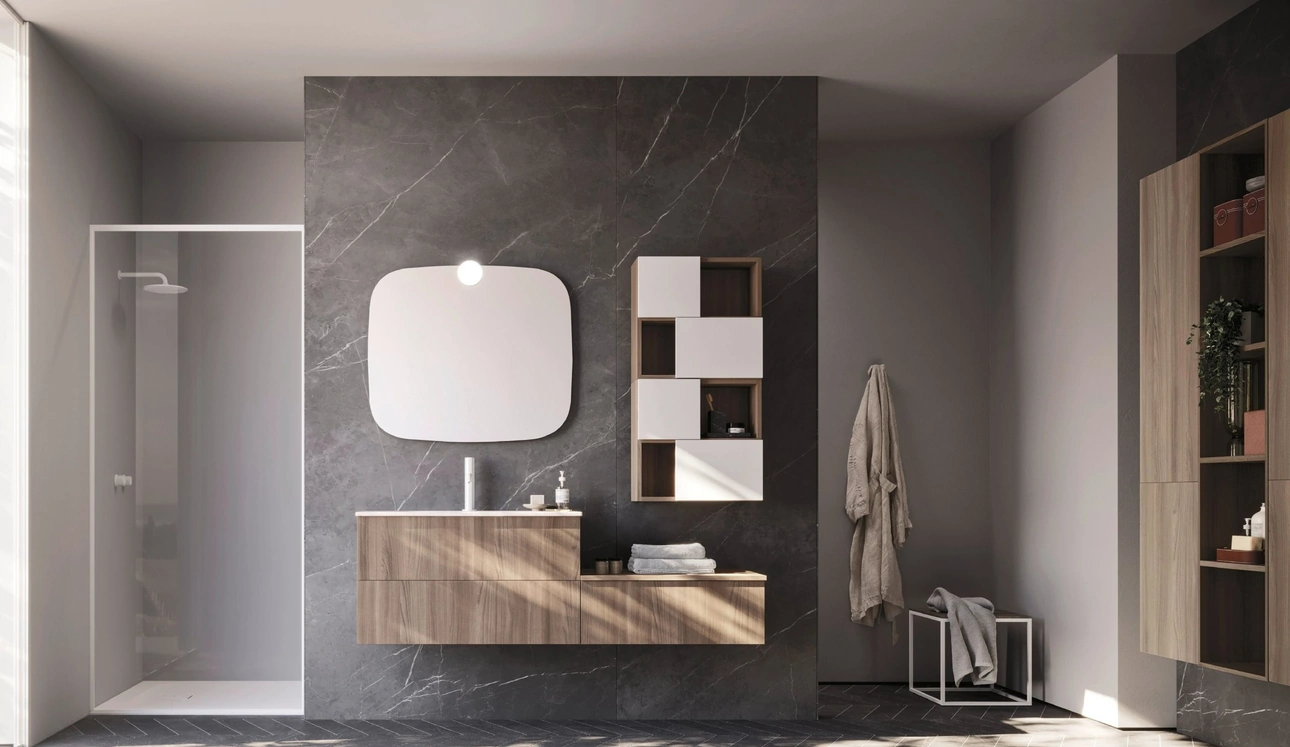 Mobile da Bagno sospeso Ho-me plus liscio 45 di Arbi