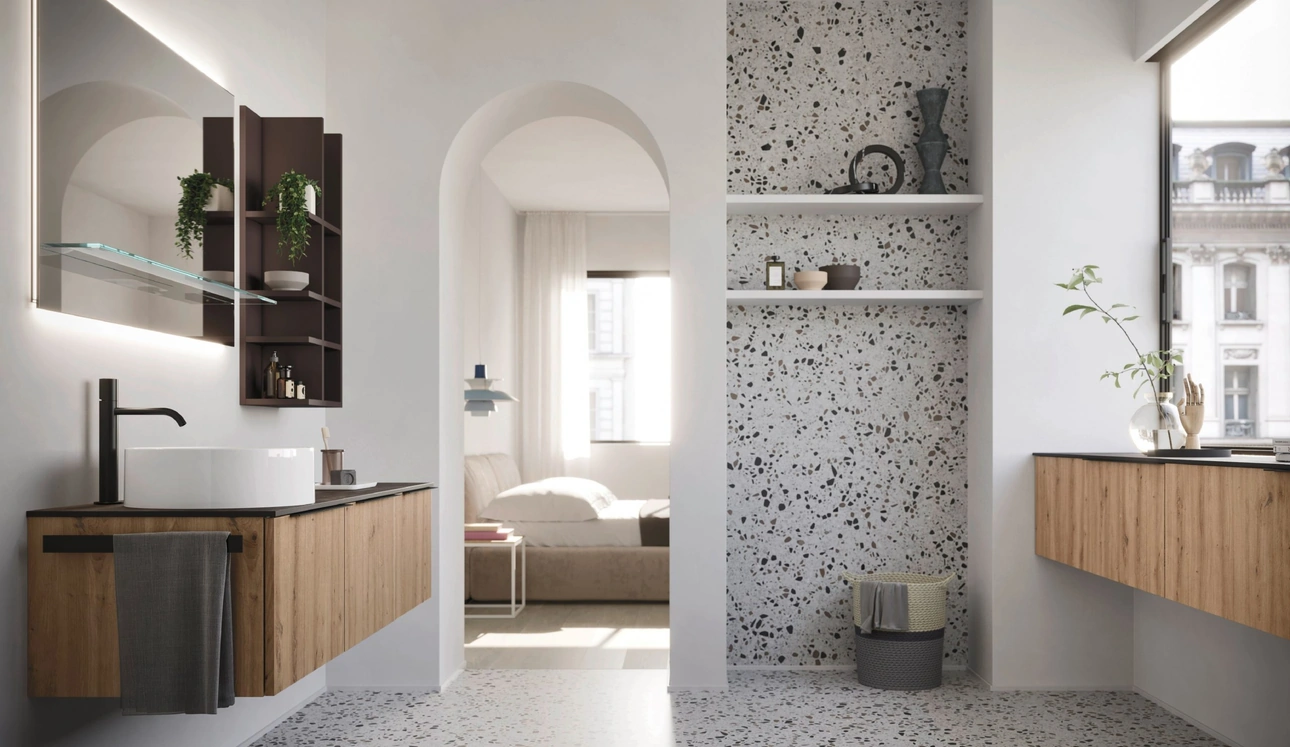 Mobile da Bagno sospeso Ho-me plus liscio 51 di Arbi