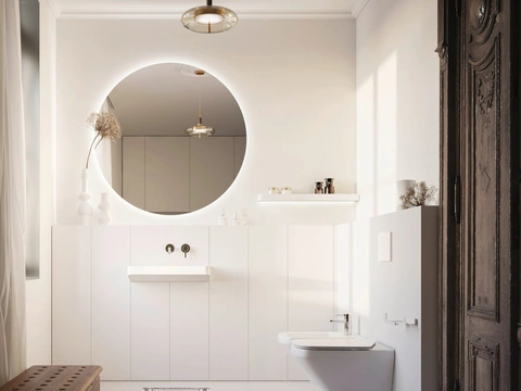 Mobile da Bagno a terra salvaspazio Over 03 di Arbi