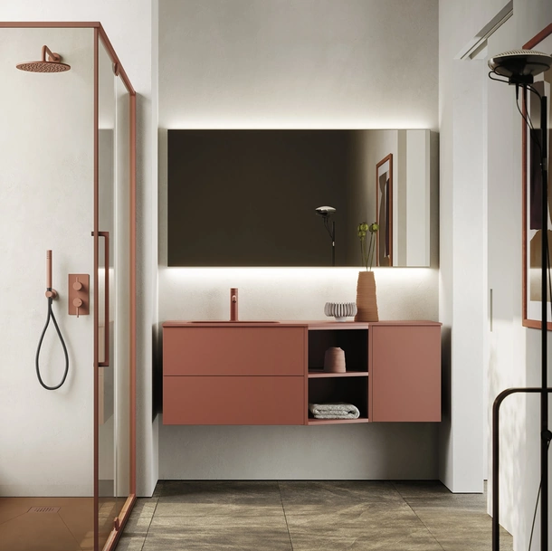 Mobile da Bagno sospeso Sky Liscio 33 di Arbi