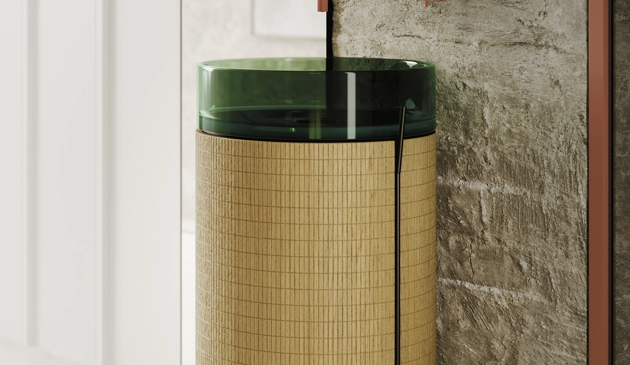 Mobile da Bagno Sky Liscio 36 di Arbi