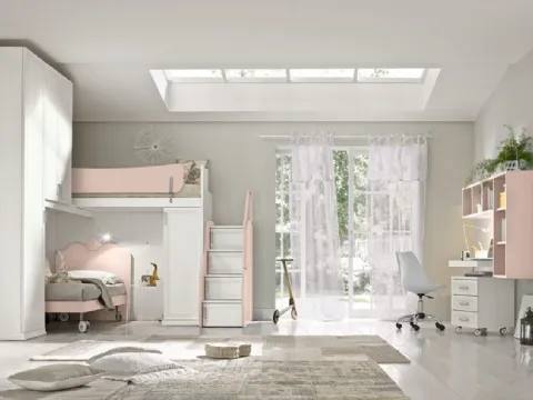 Cameretta a soppalco Arcadia AC023 di Colombini Casa