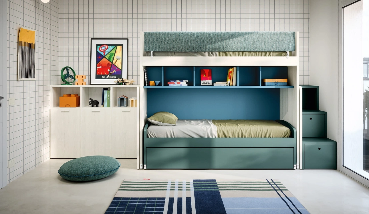 Cameretta con letti a castello Slot di Nidi