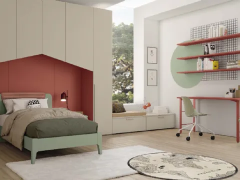 Cameretta a ponte Golf C147 in melaminico di Colombini Casa