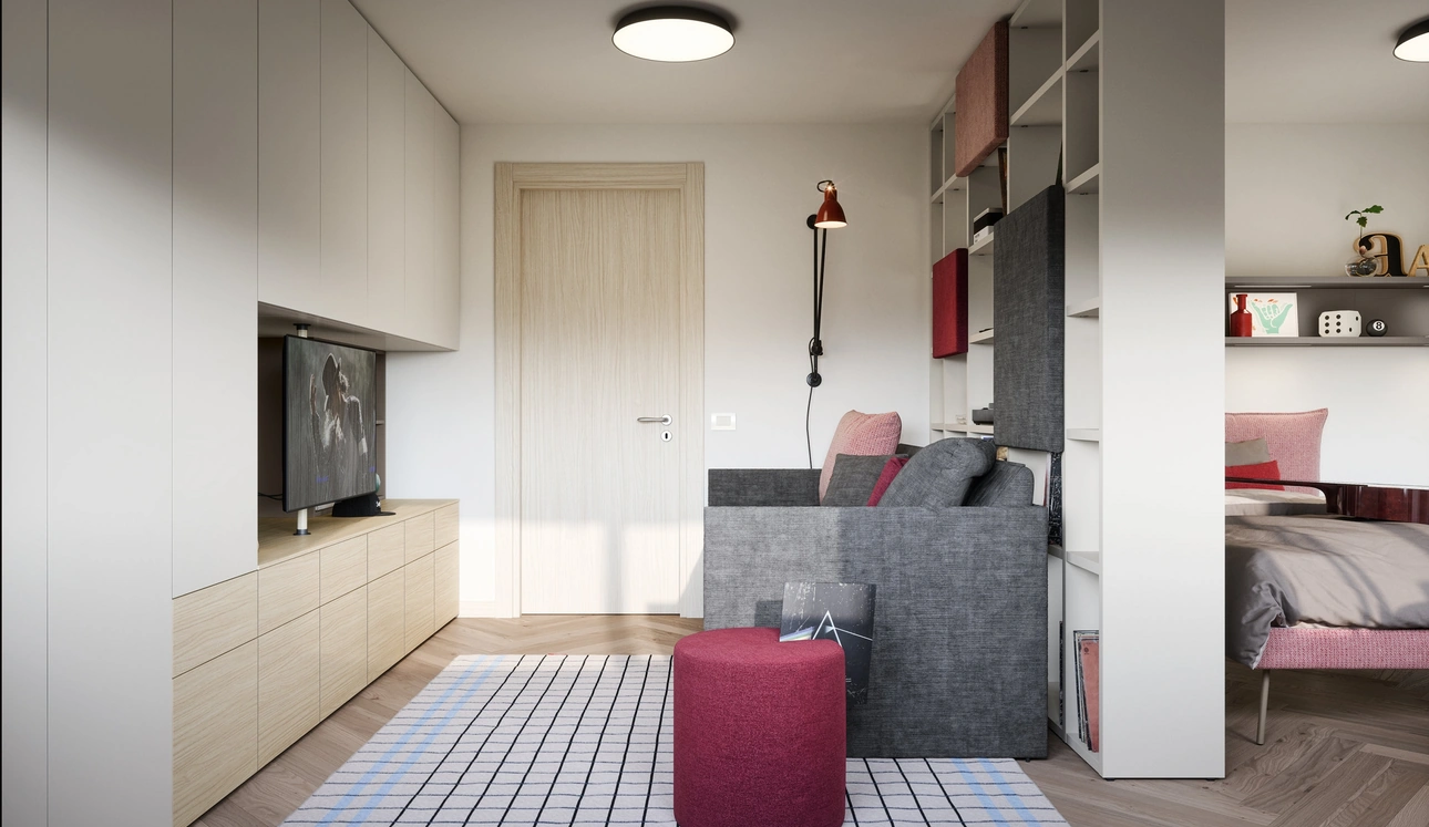 Cameretta Letto a Divano di Nidi