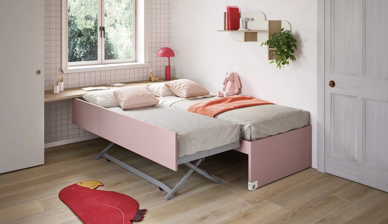 Cameretta Salvaspazio con Letti Estraibili di Nidi