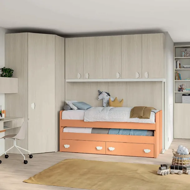 Cameretta a ponte Volo Kid C026 di Colombini Casa