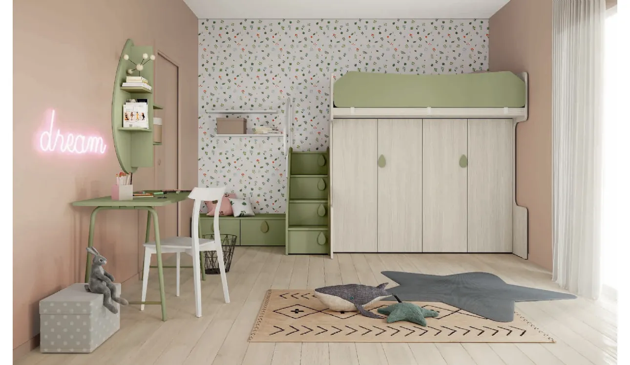 Cameretta Volo Kid C032 di Colombini Casa