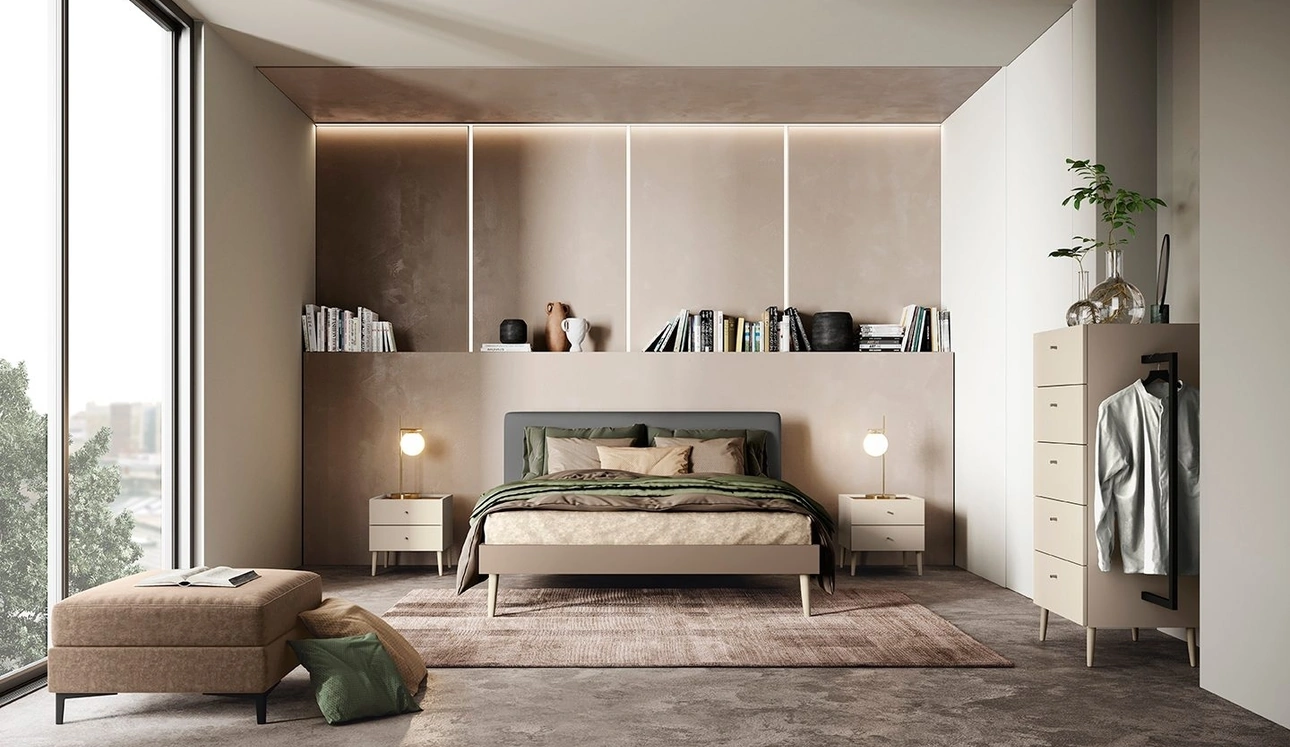 Gruppo Notte Brick con piedini di Colombini Casa