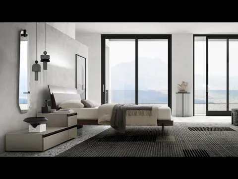 Comodino moderno Ego in melaminico di SantaLucia