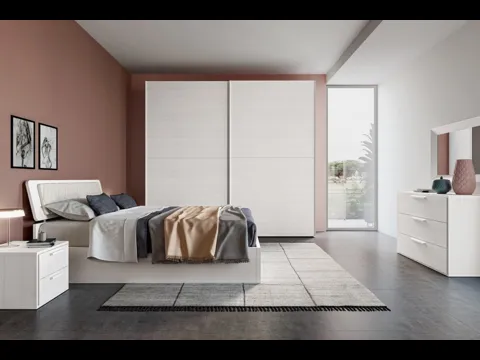 Gruppo Notte Kros in finitura Matwood White di SantaLucia