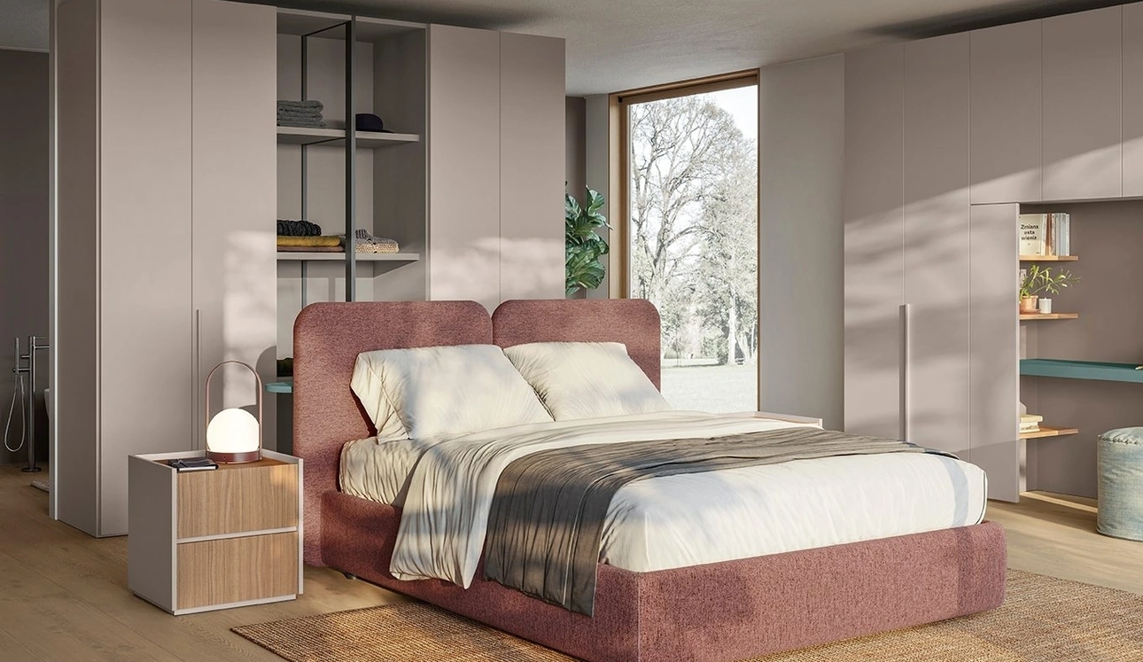 Letto con testiera Alba di Colombini Casa