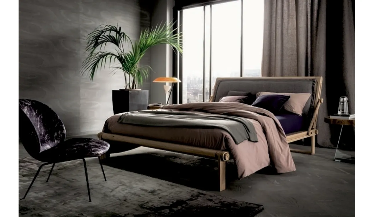 Letto con testiera reclinabile Tecno di Alta Corte