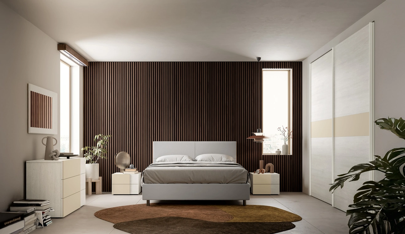 Letto con contenitore Bora di SantaLucia