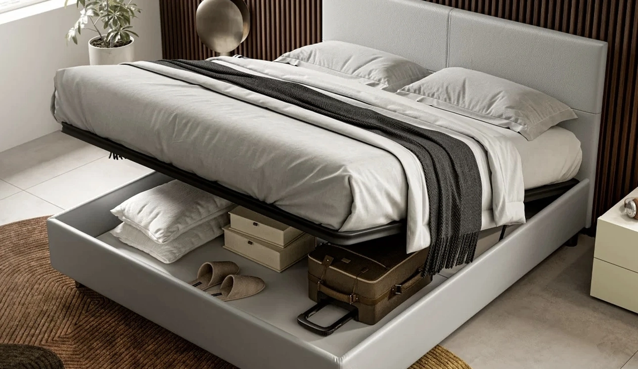 Letto con contenitore Bora di SantaLucia